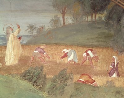 The Miracles of St. Clare of Assisi, (detail) by Lorenzo Lotto